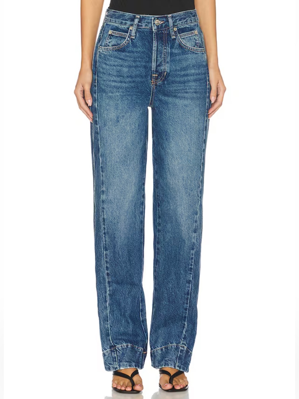 Free People x We The Free Stick Around Slim Curve Jeans Stay For The Morning 30